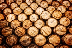 whiskey barrels